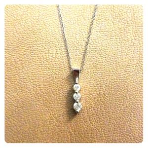 10k White Gold Necklace